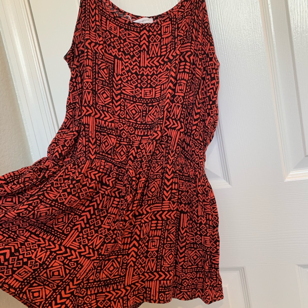 Pink Patterned Romper - Picture 2 of 3